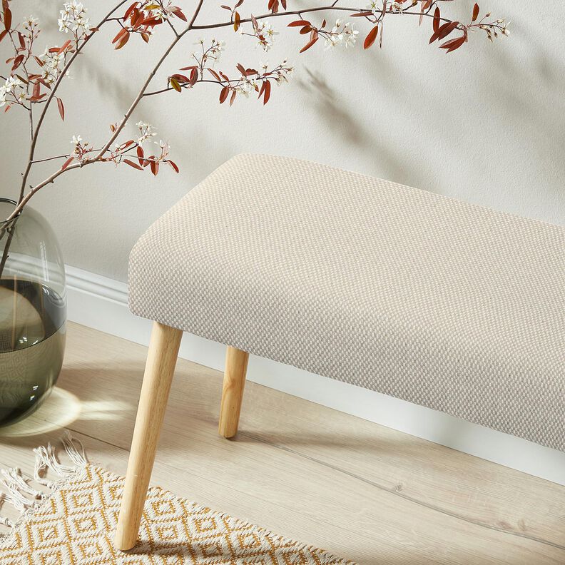 Dekoračn&iacute; l&aacute;tka Žak&aacute;r Mal&yacute; kostkovan&yacute; design &ndash; př&iacute;rodni,  image number 4