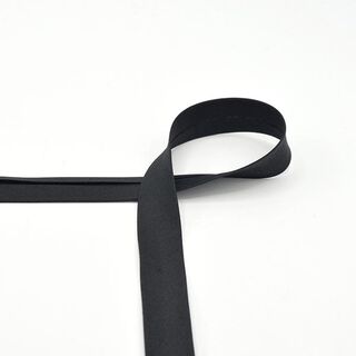 Šikmý proužek Popelín [20 mm] – černá, 