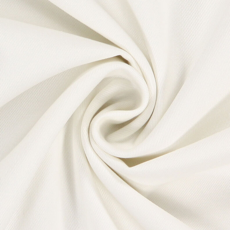 Bavlněný kepr Jednobarevné provedení – vlněná bílá,  image number 2