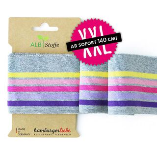 GOTS Bio náplety CUFF ME RAINBOW [140 cm | 7,5 cm] | Albstoffe | Hamburger Liebe, 