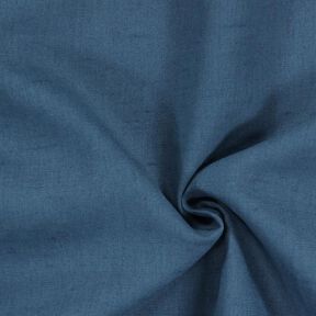 Lněná látka Ramie mix medium – džínově modrá, 
