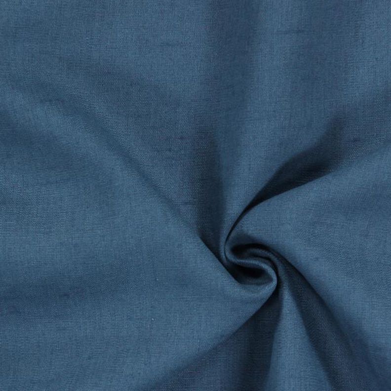 Lněná látka Ramie mix medium – džínově modrá,  image number 1