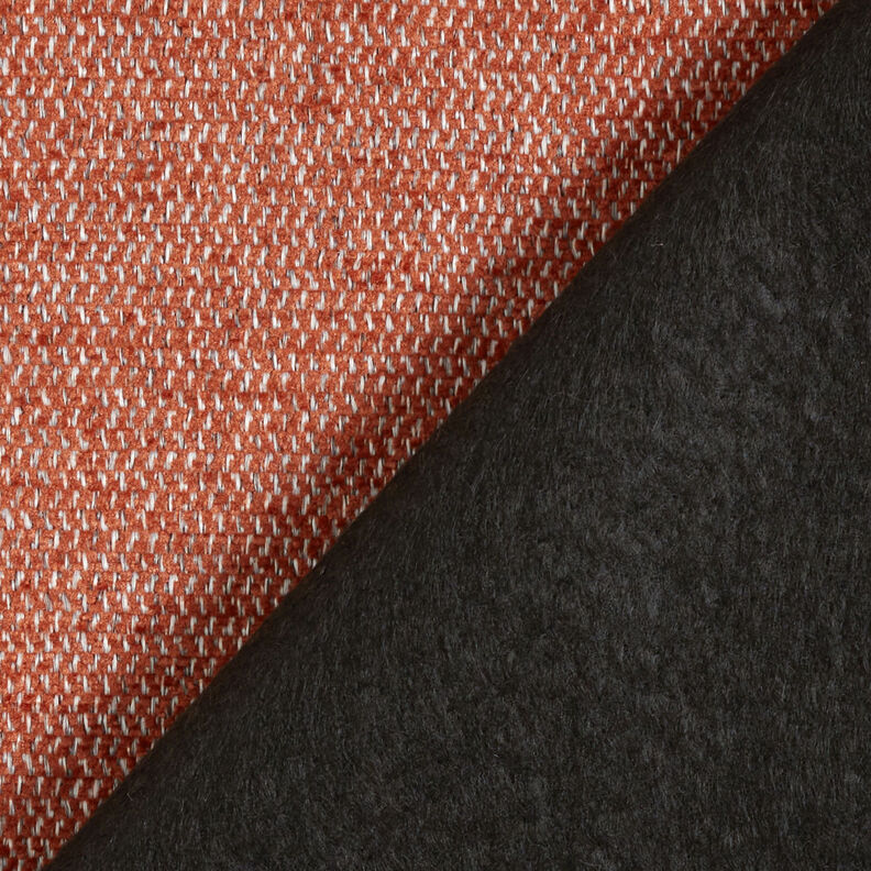 Čalounická látka Žinylka Melír – terracotta/stříbrně šedá,  image number 3