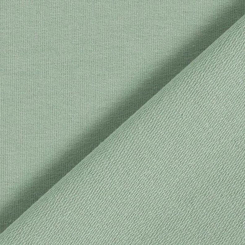 Lehké francouzské froté jednobarevné – rákosove zelená,  image number 5