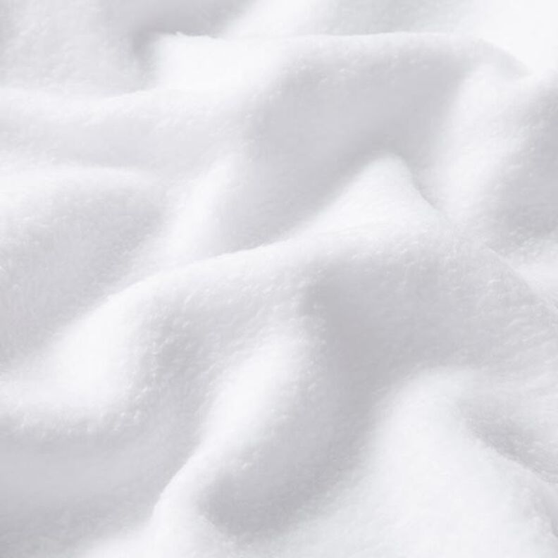 Fleece s protižmolkovou úpravou – bílá, image number 2