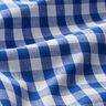 Bavlněná látka Vichy károvaná 1 cm – královská modr/bílá,  thumbnail number 2
