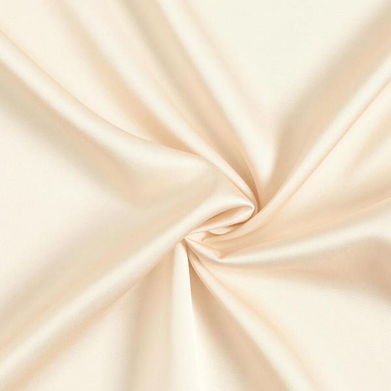 Viskózový satén Jednobarevné provedení – vlněná bílá,  image number 1