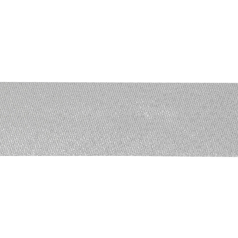 Šikmý proužek Metalický [30 mm] – stříbrná metalická,  image number 1
