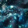 Bavlněný žerzej Vesmír digitální potisk – namornicka modr,  thumbnail number 2