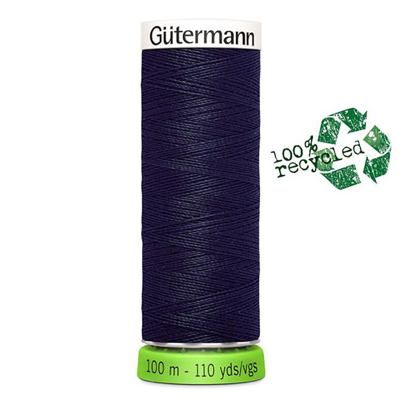 Univerzální šicí nit rPET [339] | 100 m | Gütermann – navy,  image number 1