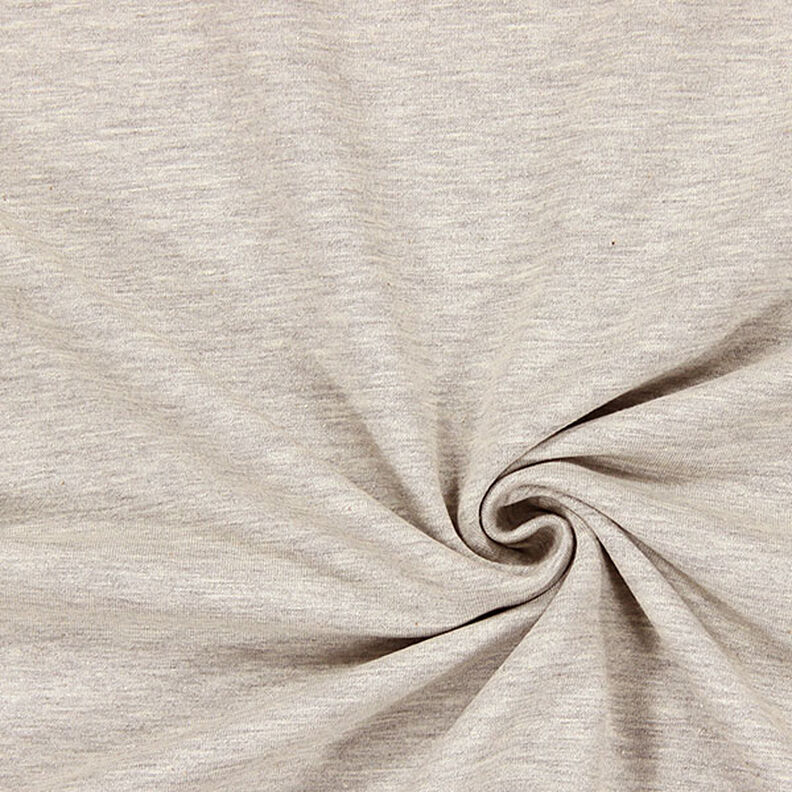 Lehké francouzské froté melírované – světle šedá,  image number 1