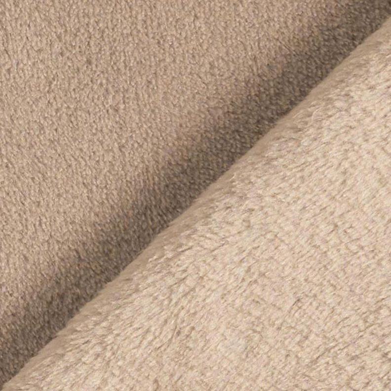 Hebký fleece – tmavě béžová,  image number 4
