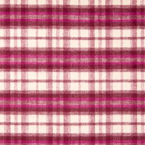 Látka na kabáty Vlněná směs Počesaný povrch – bordó/purpurová, 