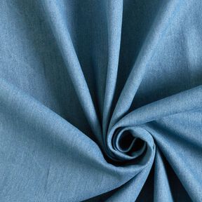 Lehký strečový denim recyklované – brilantní modrá, 
