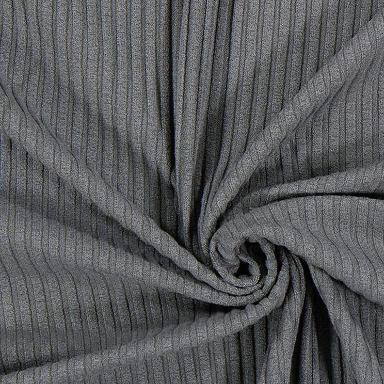 Žebrovaná pletenina – šedá,  image number 2