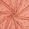 Žebrovaný žerzej Rozptýlená srdce | Poppy Fabrics – lososová/tmavě červená,  thumbnail number 3