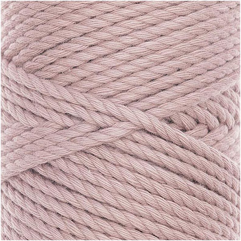 Makramé příze Creative Cotton Cord Skinny [3mm] | Rico Design – starorůžová,  image number 2
