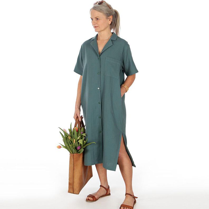 FRAU ISLA Košilové šaty s klopovým límcem | Studio Schnittreif | XS-XXL,  image number 5