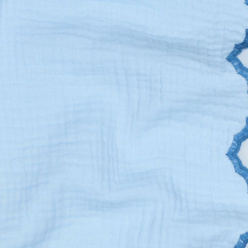 Mušelín / dvojitá mačkaná tkanina Oboustranně zahnutý okraj | Poppy Fabrics – světle, image number 2