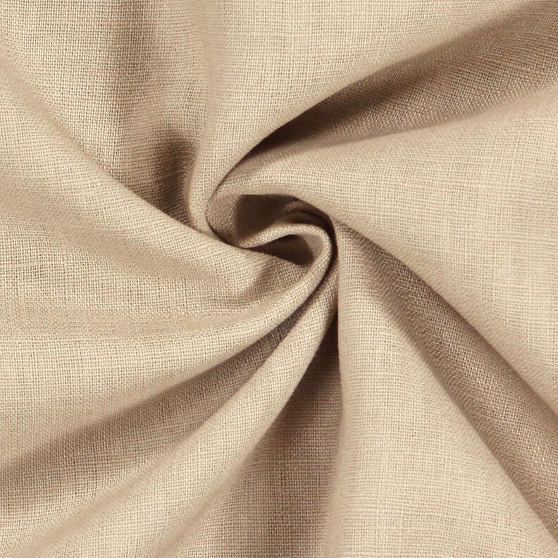 Lněná látka Ramie mix medium – mandlová, image number 3