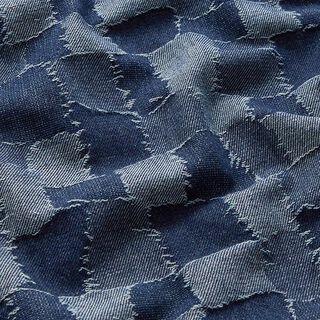 Džínová látka Patchwork – džínově modrá, 