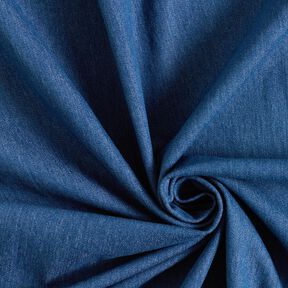Lehký strečový denim recyklované – džínově modrá, 