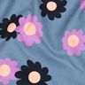 Dětský manšestr Květiny | Poppy Fabrics – džínově modrá/levandulová,  thumbnail number 2