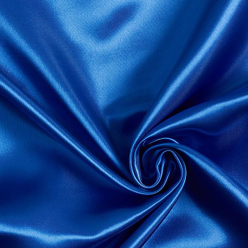 Polyesterový satén – královská modr,  image number 1