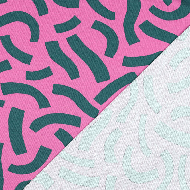 Francouzské froté Playful | Nerida Hansen – pink/petrolejová,  image number 4
