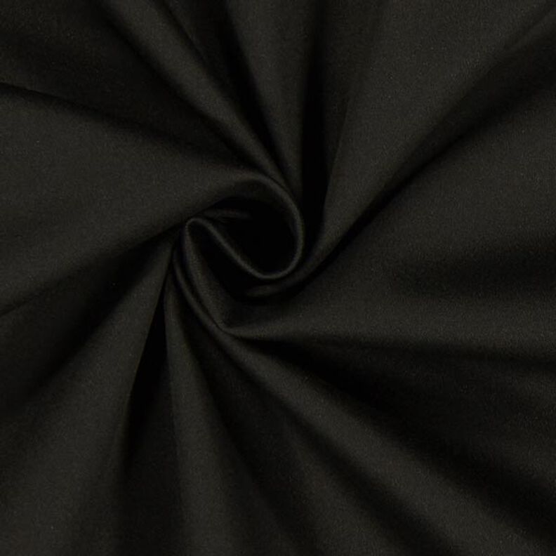 Strečový bavlněný satén – černá,  image number 2