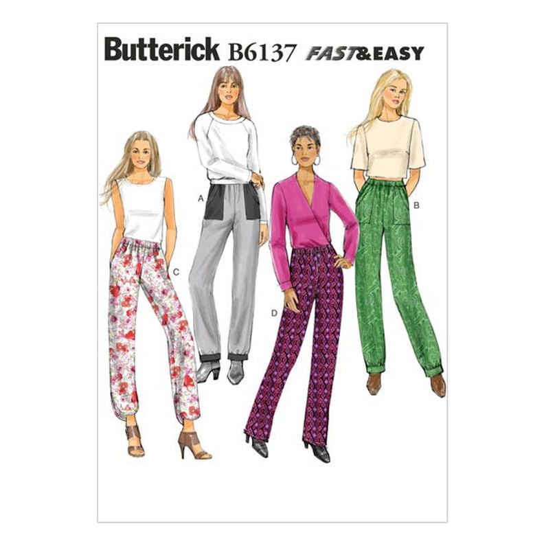 Kalhoty, Butterick 6137|32 - 40,  image number 1