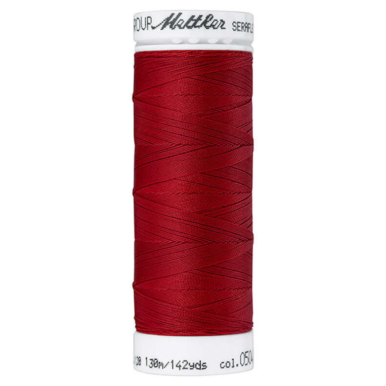 Šicí nit Seraflex pro elastické švy (0504) | 130 m | Mettler – karmínově červená,  image number 1