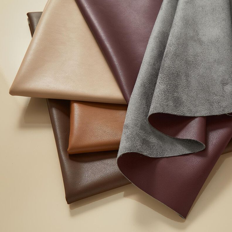 Koženka s velurovou rubovou stranou  – tmavá borovice,  image number 5