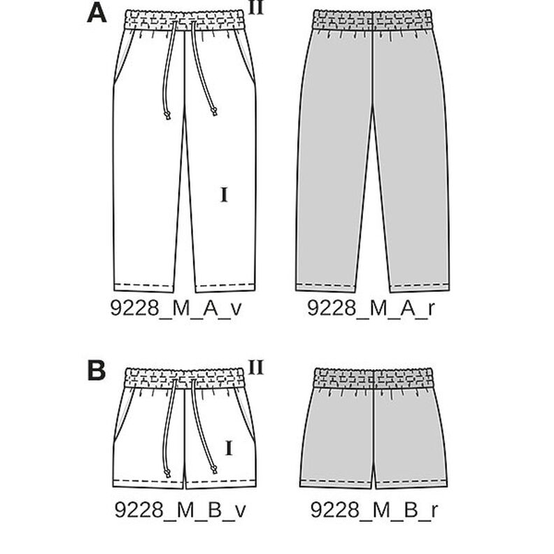 Kalhoty | Burda 9228 | 104-146,  image number 4
