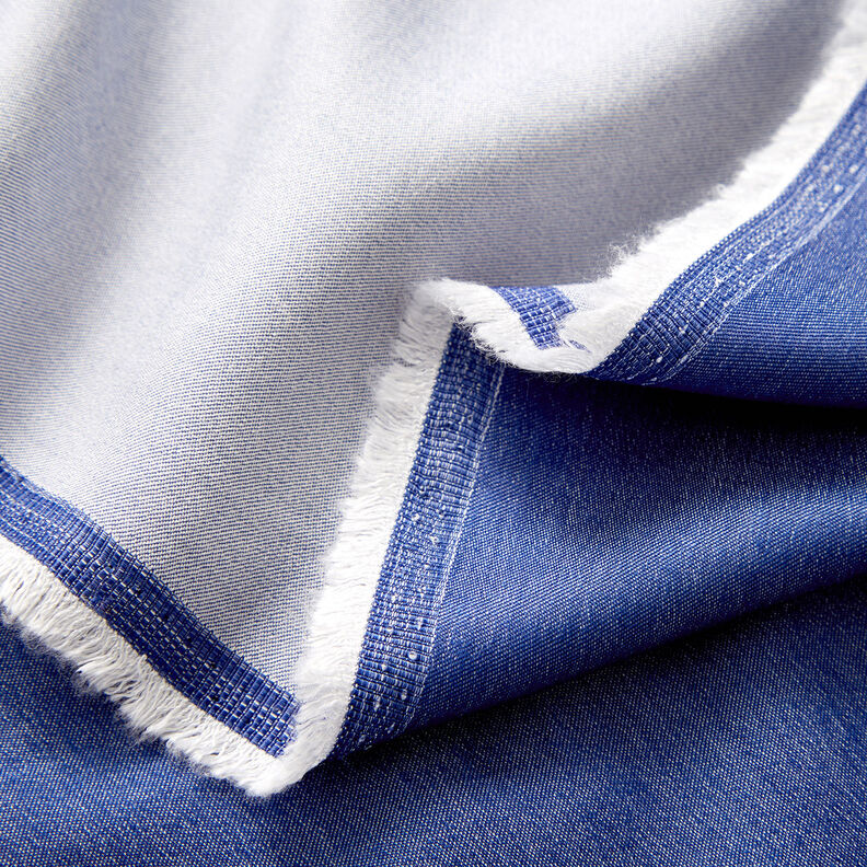 Viskózové šambré jednobarevné – džínově modrá,  image number 3