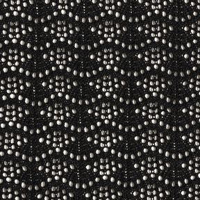 Pletenina s vlnkov&yacute;m vzorem &ndash; čern&aacute;, 