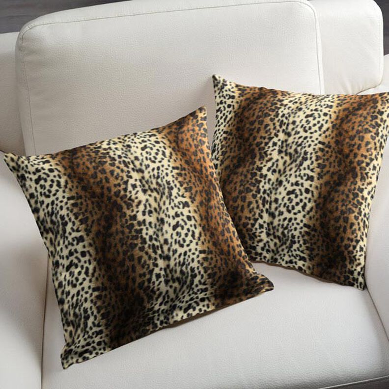 Imitace zvířecí kůže leopard – béžová,  image number 5