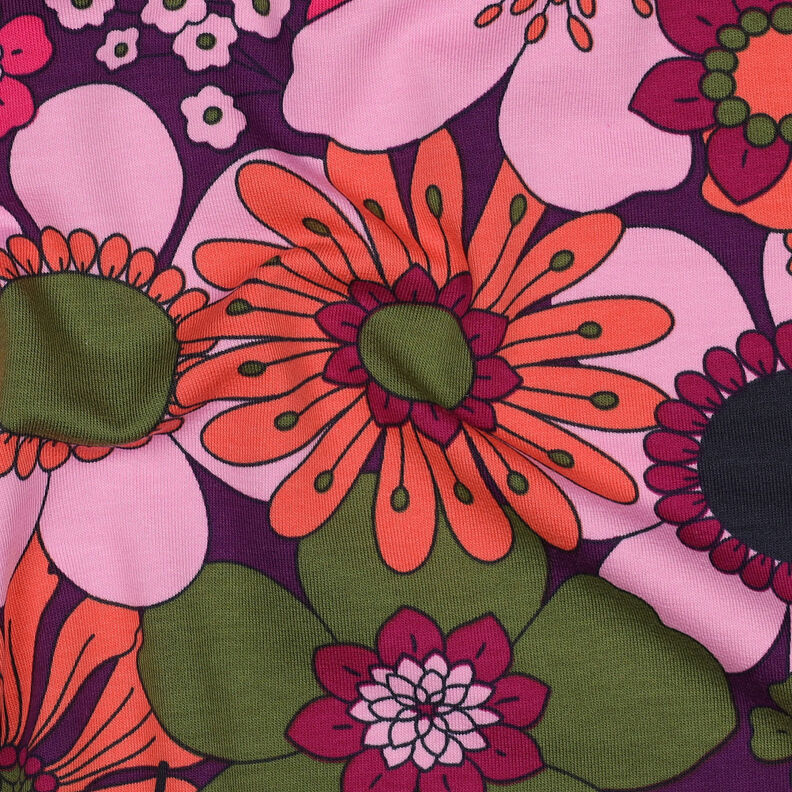 Francouzské froté Bloomster | Nerida Hansen – lesní plody/oranžová,  image number 2