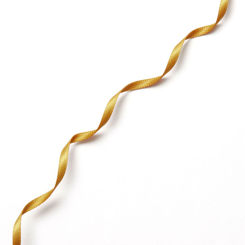 Saténová stuha [3 mm] – hořčicove žlutá,  image number 2