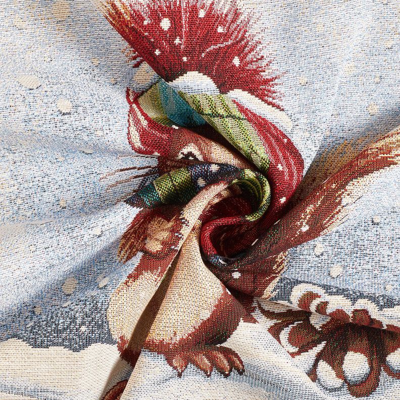 Dekorační panel Gobelín Roztomilá veverka – světle béžová/bronzová,  image number 3