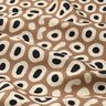 Dekorační látka Polopanama Abstraktní leopardí vzor – světle hnědá/cashew (béžová),  thumbnail number 2