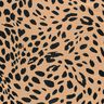Romanit žerzej Leopardí potisk – mocca/černá,  thumbnail number 1