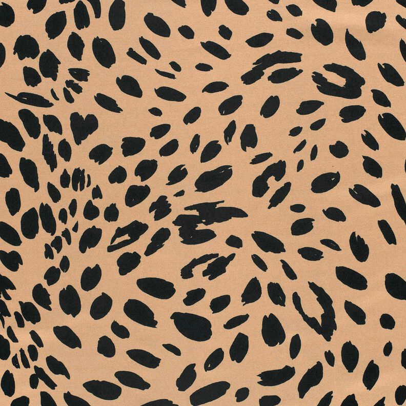 Romanit žerzej Leopardí potisk – mocca/černá, image number 1