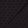 Prošívaná látka Neonové srdce | Poppy Fabrics – černá/zářivě růžová,  thumbnail number 4