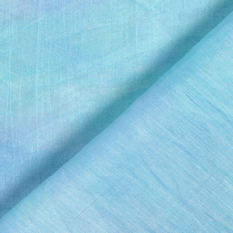 Lehká tencelová batika – modrá aqua,  image number 5