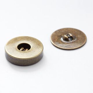 Magnetický knoflík [  Ø18 mm ] – starozlatá kovový, 