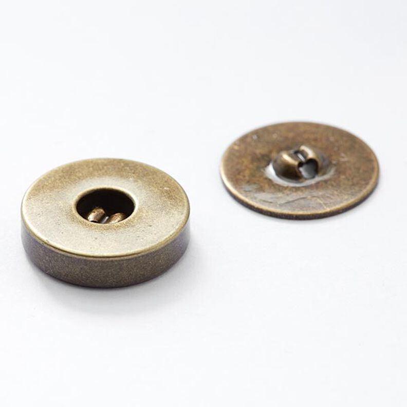 Magnetický knoflík [  Ø18 mm ] – starozlatá kovový,  image number 1