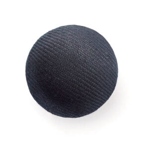 Potažený polokulatý Potažený knoflík Gloss – mořská modrá, 