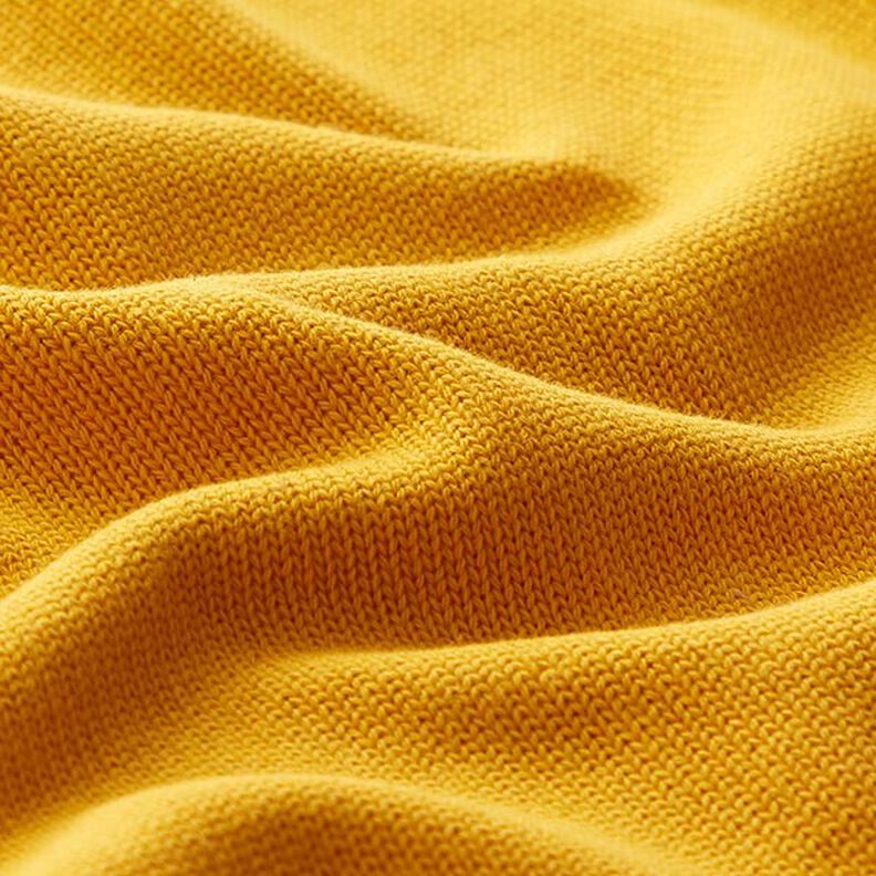 Bavlněná pletenina – kari žlutá,  image number 2