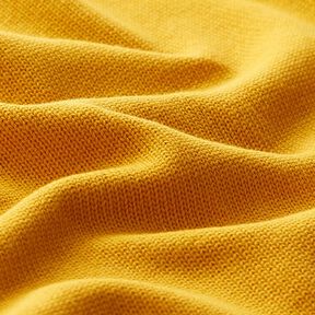 Bavlněná pletenina – kari žlutá, 